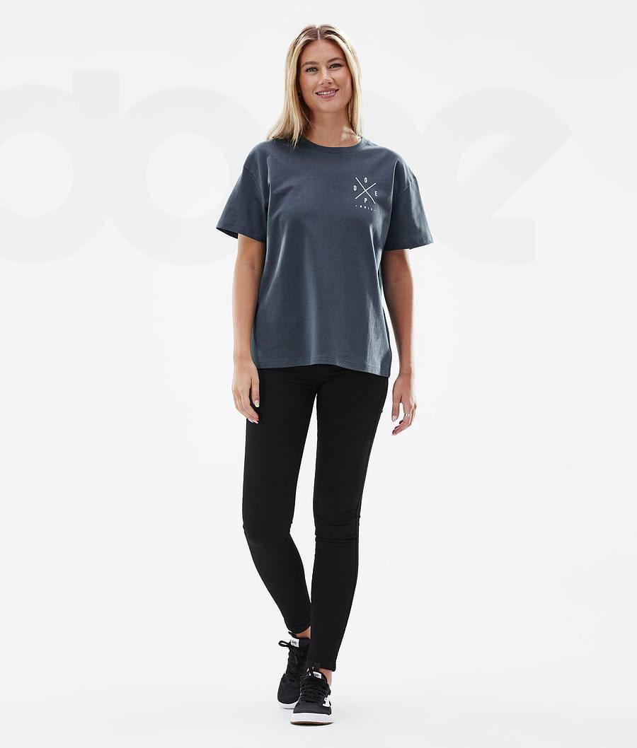 Camiseta Dope Standard W 2X-Up Mujer Azules | ESOR3775