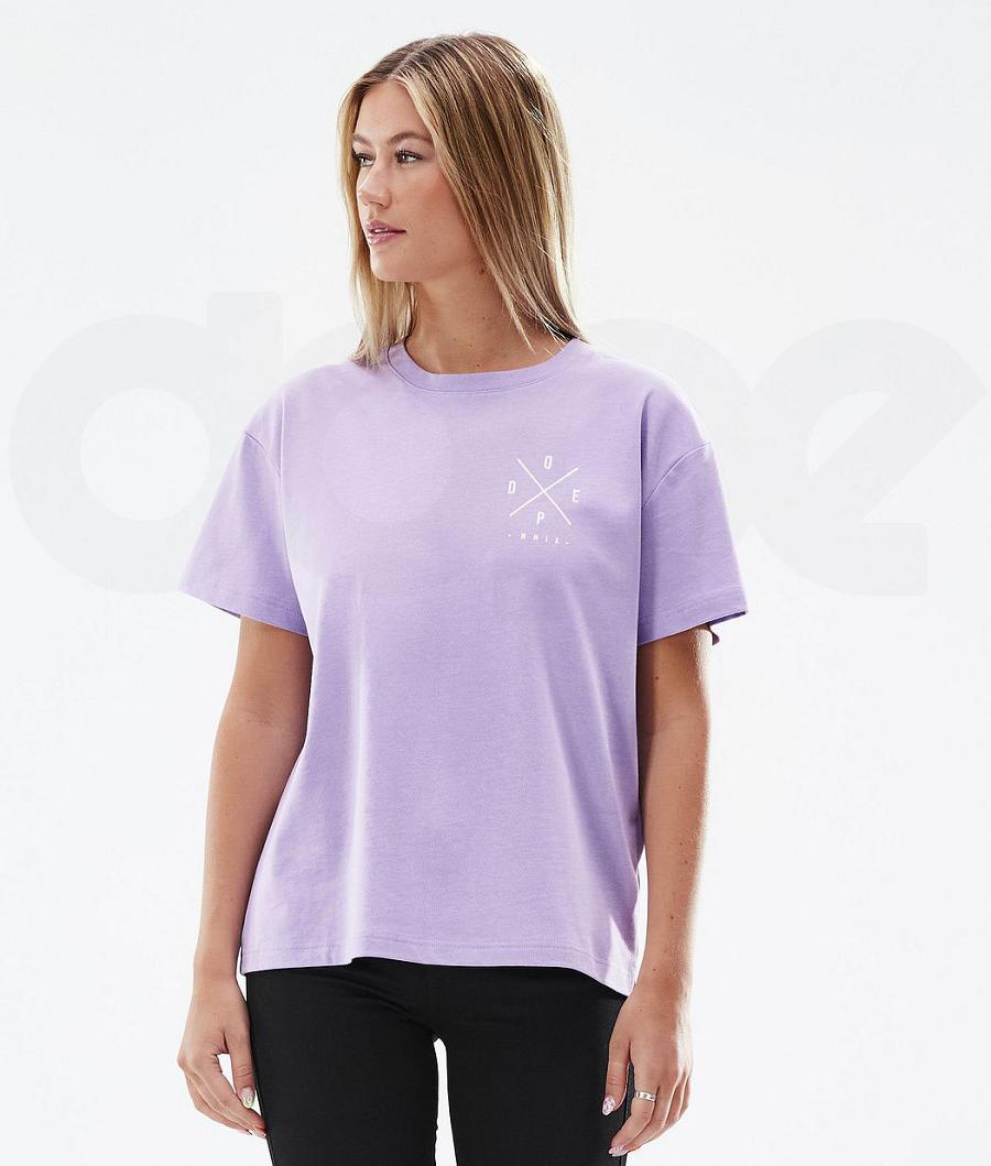 Camiseta Dope Standard W 2X-Up Mujer Moradas | ESAP3773