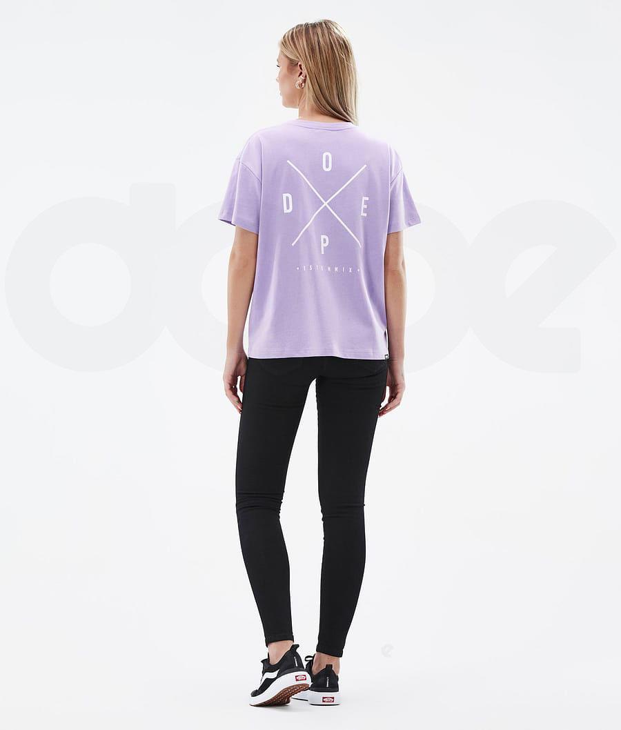 Camiseta Dope Standard W 2X-Up Mujer Moradas | ESAP3773