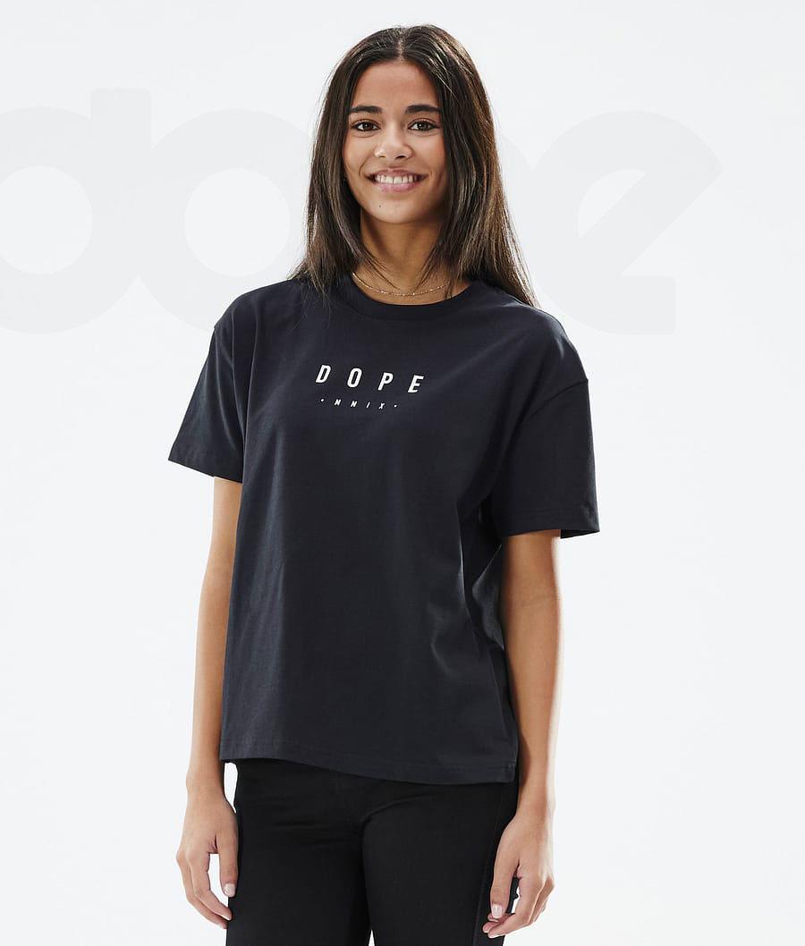 Camiseta Dope Standard W Peak Mujer Negras | ESIS3776