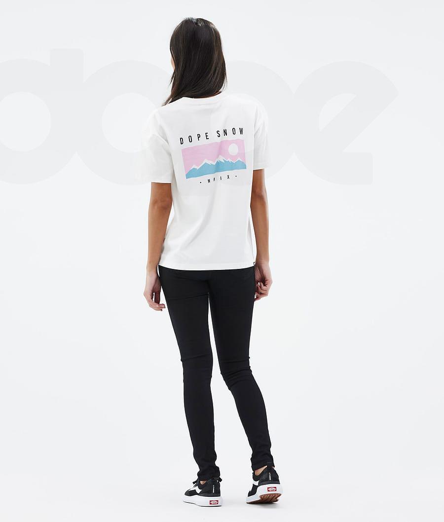 Camiseta Dope Standard W Range Mujer Blancas | ESWY3782