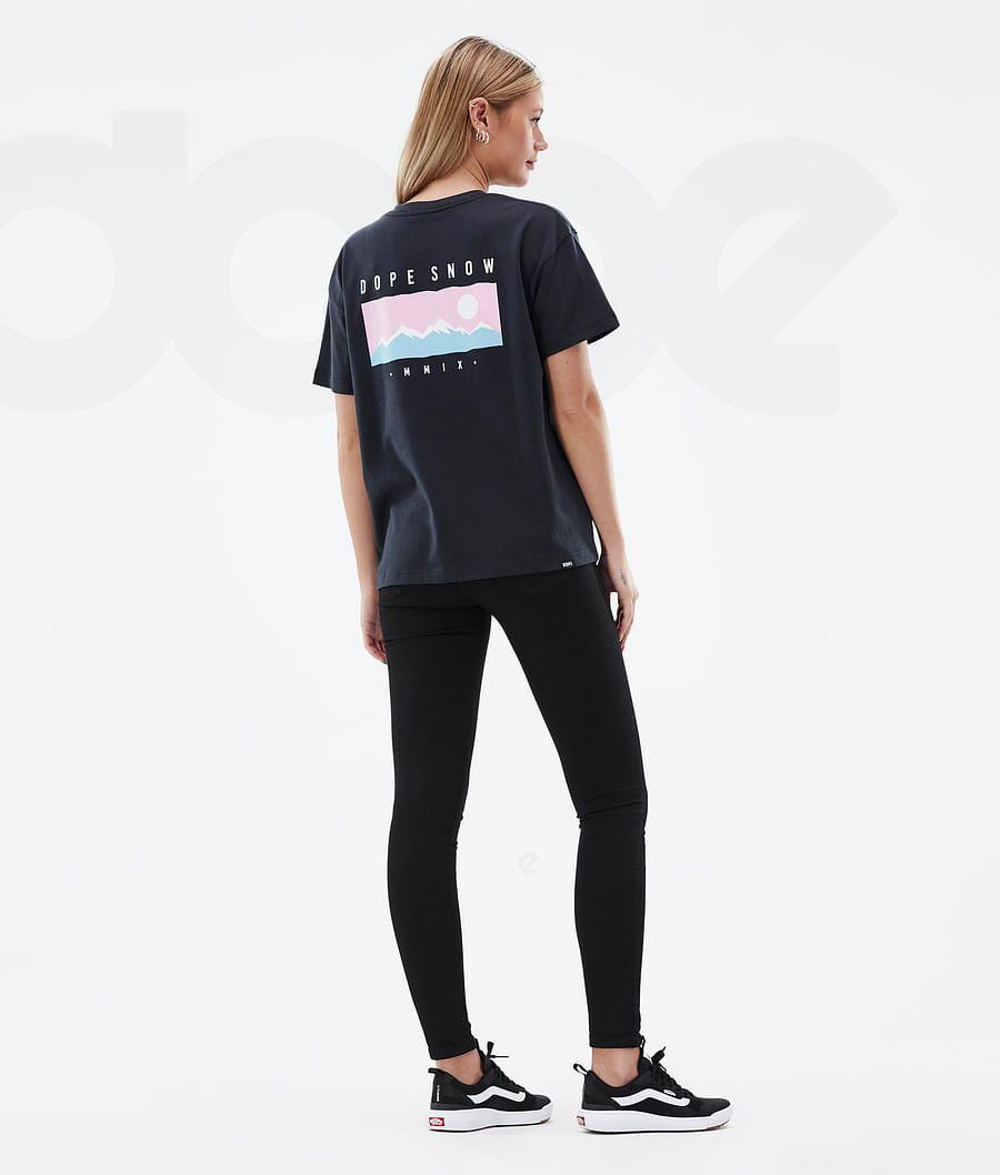 Camiseta Dope Standard W Range Mujer Negras | ESRW3780