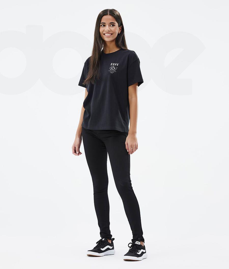 Camiseta Dope Standard W Summit Mujer Negras | ESMA3784