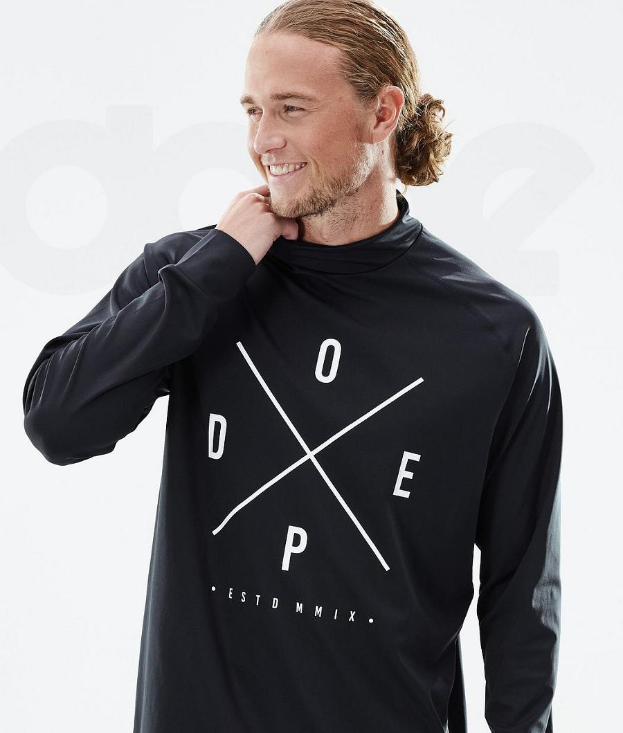 Camiseta Térmica Dope Snuggle 2X-Up 2021 Hombre Negras | ESHK3067