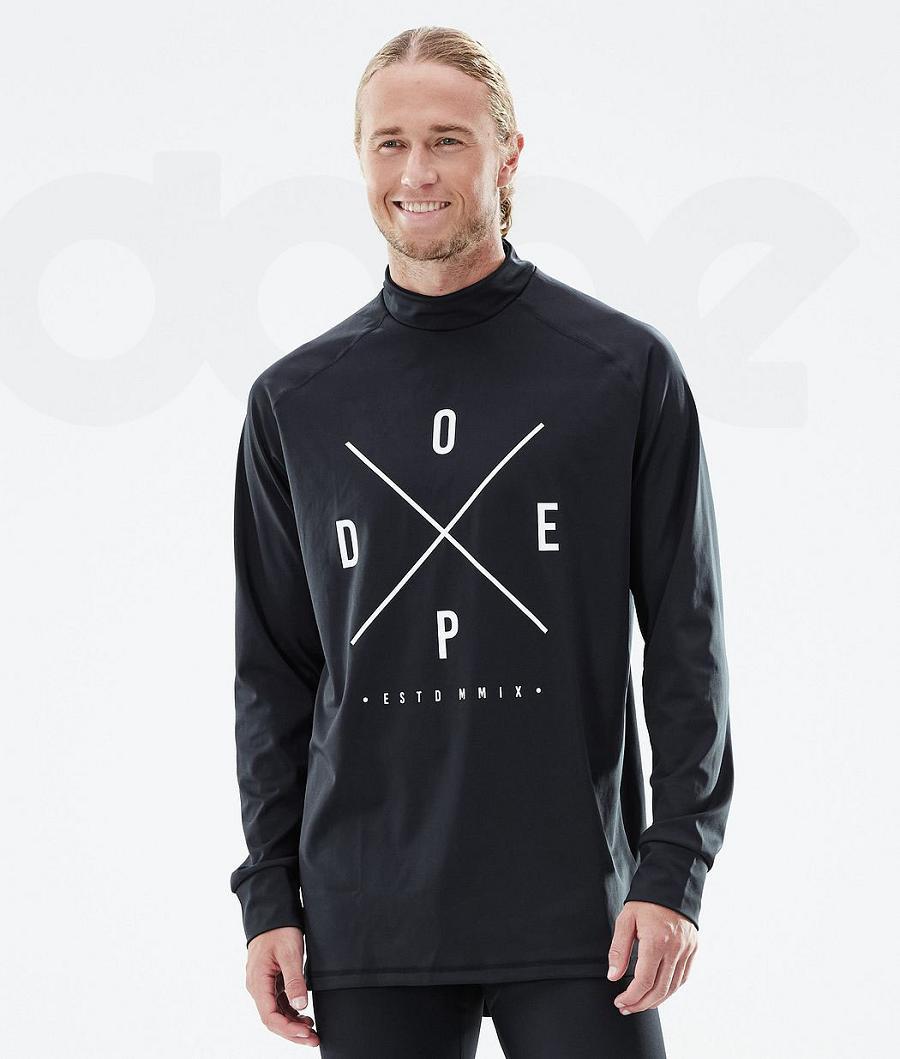 Camiseta Térmica Dope Snuggle 2X-Up 2021 Hombre Negras | ESHK3067