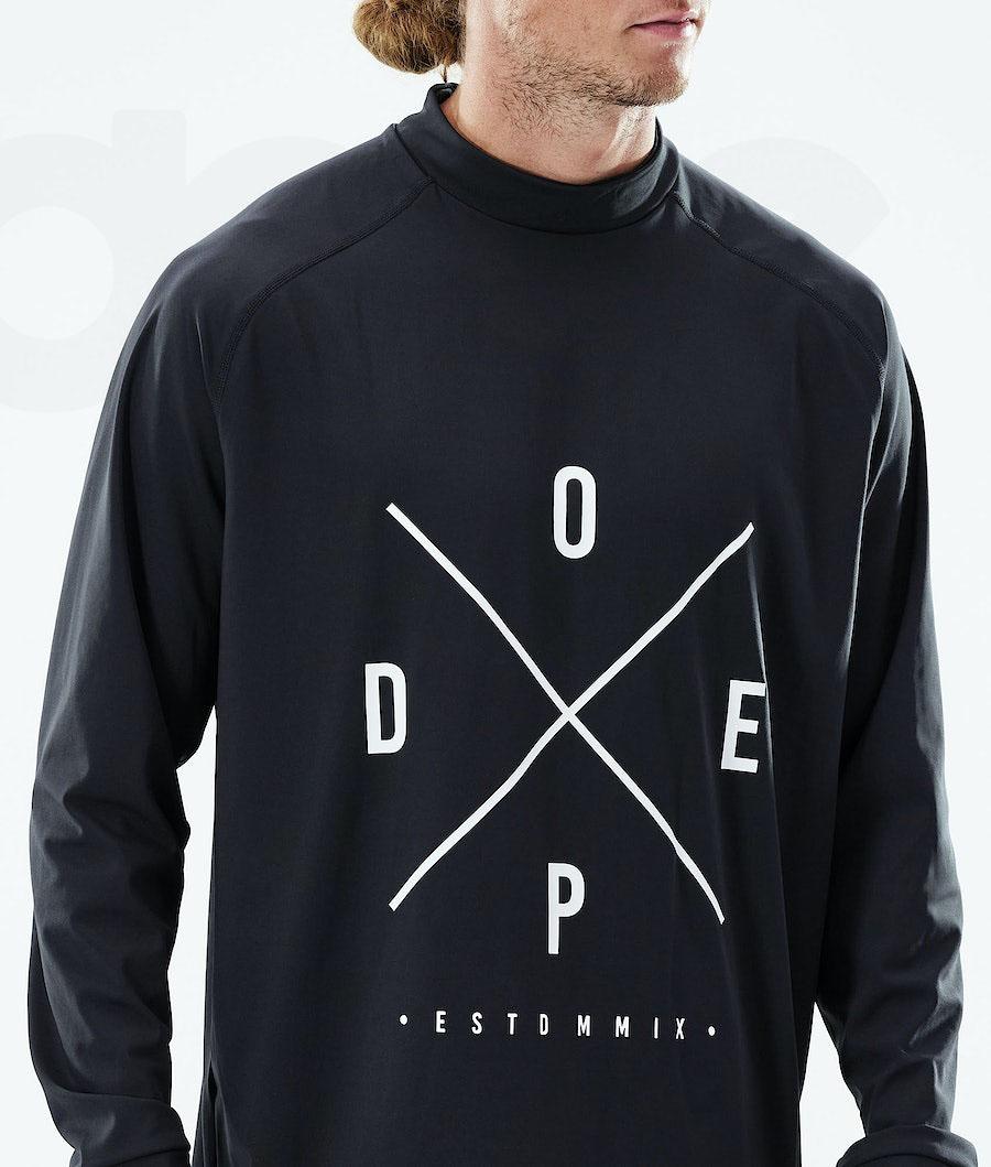 Camiseta Térmica Dope Snuggle 2X-Up Hombre Negras | ESNB3066