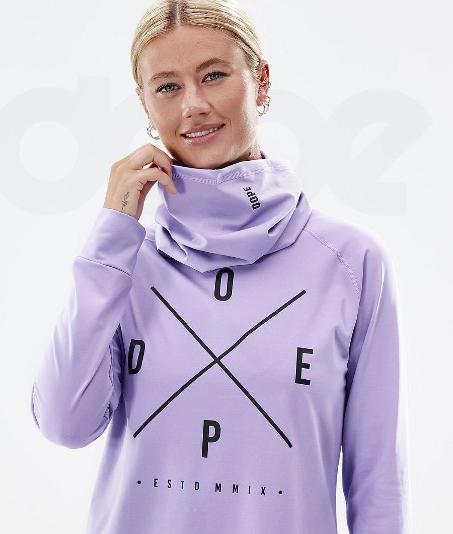 Camiseta Térmica Dope Snuggle W 2X-Up Faded Mujer Moradas | ESDN3900