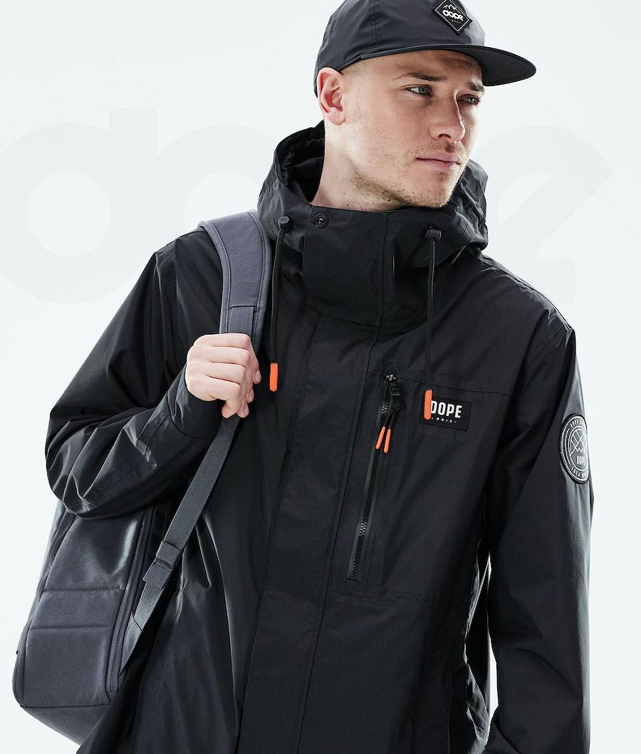 Chaquetas Al Aire Libre Dope Blizzard Light Full Zip Hombre Negras | ESJJ2692