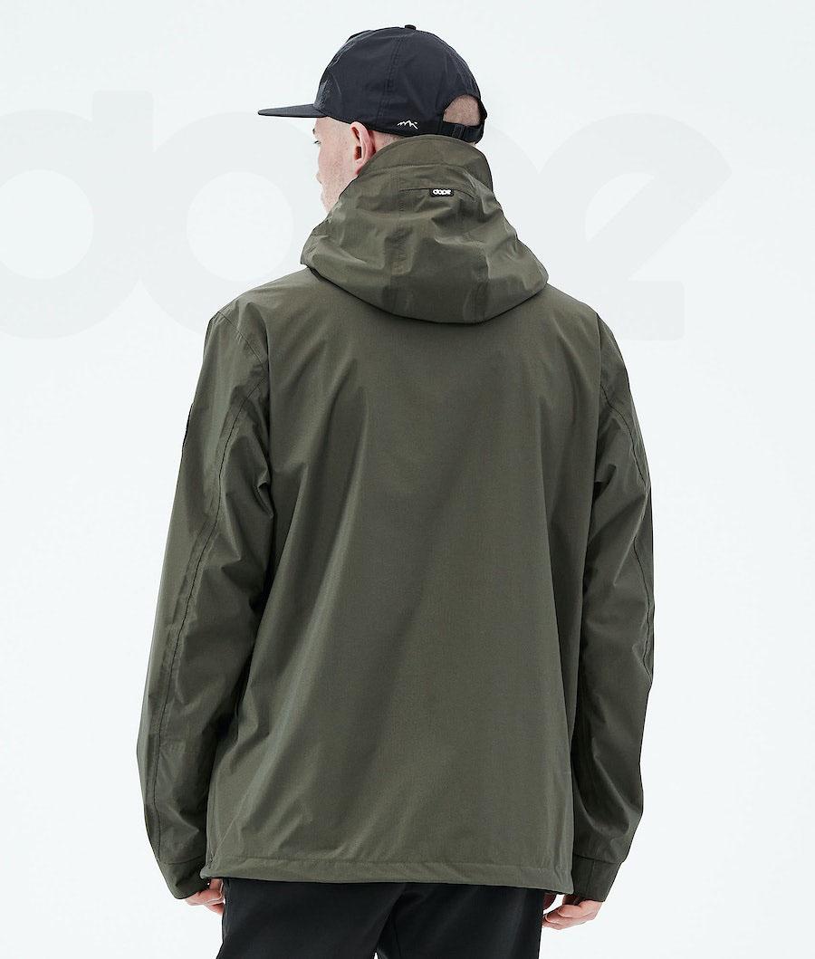 Chaquetas Al Aire Libre Dope Blizzard Light Hombre Verde Oliva Verde | ESKI2691