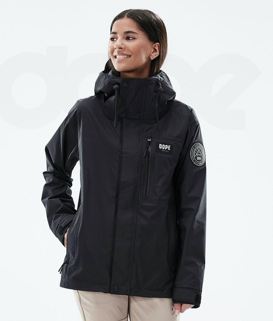 Chaquetas Al Aire Libre Dope Blizzard Light W Full Zip Mujer Negras | ESOR3723