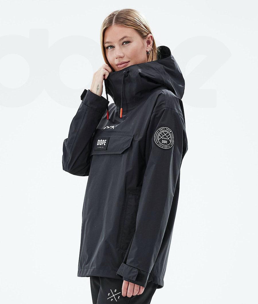 Chaquetas Al Aire Libre Dope Blizzard Light W Mujer Negras | ESSO3720