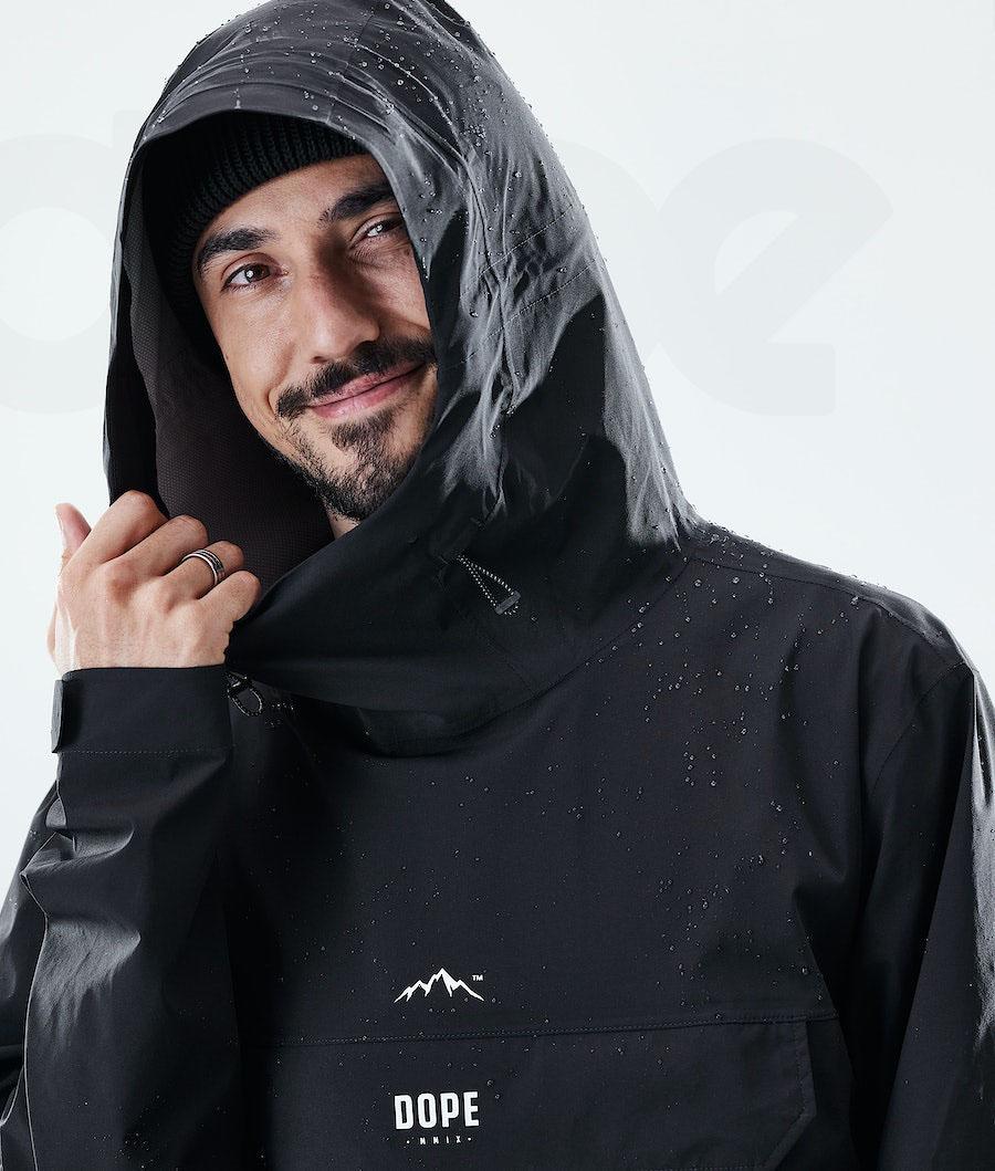 Chaquetas Al Aire Libre Dope Drizzard Hombre Negras | ESSO2698