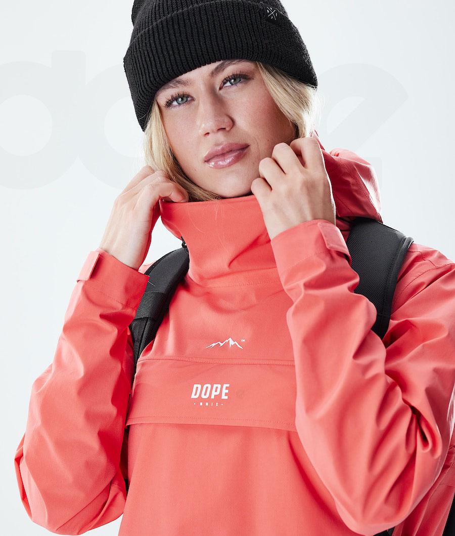 Chaquetas Al Aire Libre Dope Drizzard W Mujer Rojas | ESRW3728