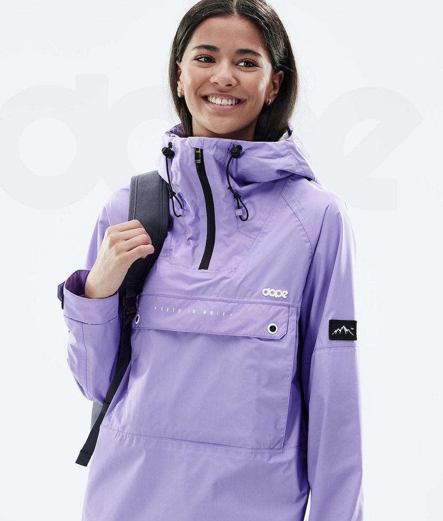 Chaquetas Al Aire Libre Dope Hiker Light W Mujer Moradas | ESQZ3731