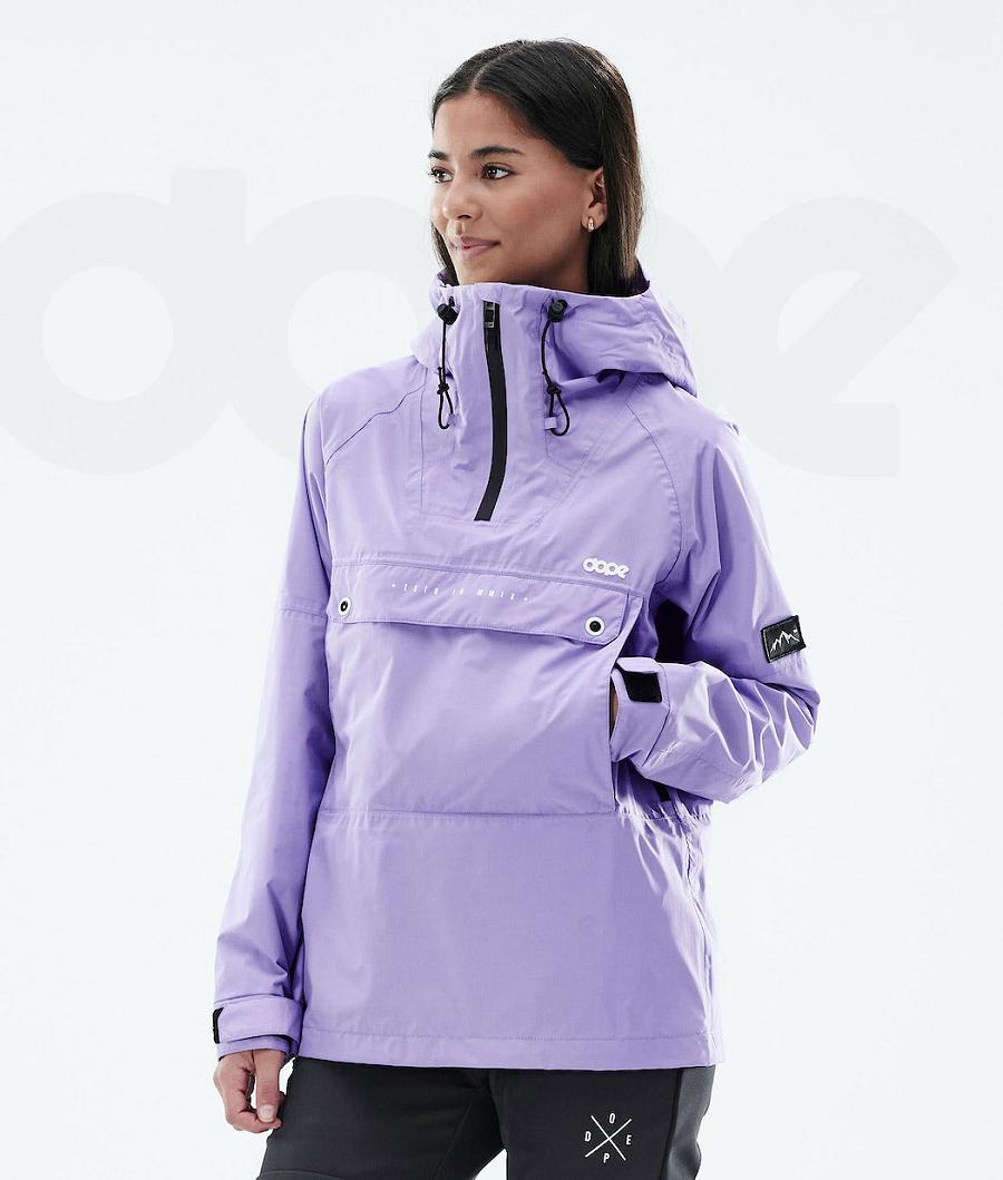 Chaquetas Al Aire Libre Dope Hiker Light W Mujer Moradas | ESQZ3731