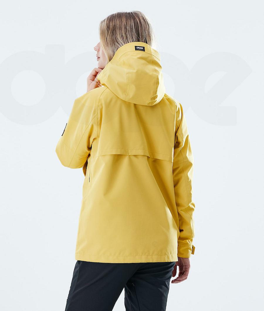 Chaquetas Al Aire Libre Dope Hiker W Mujer Amarillo | ESSO3738