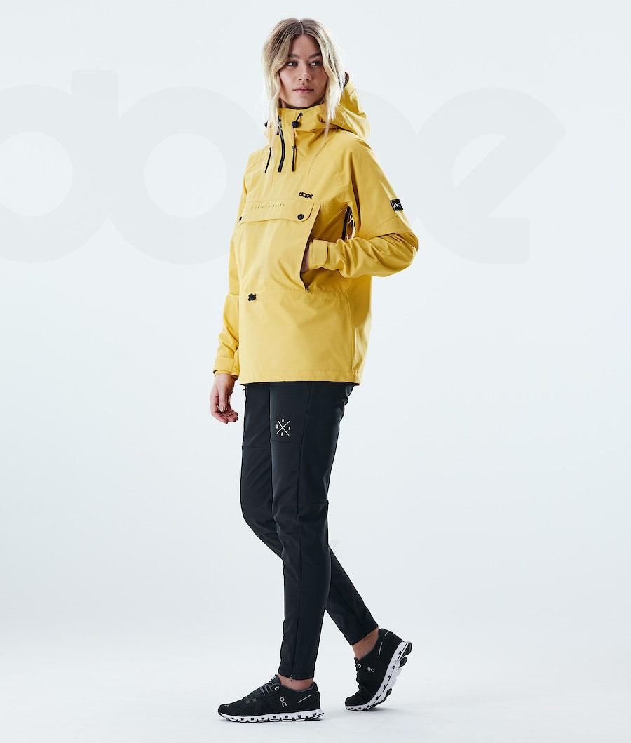 Chaquetas Al Aire Libre Dope Hiker W Mujer Amarillo | ESSO3738