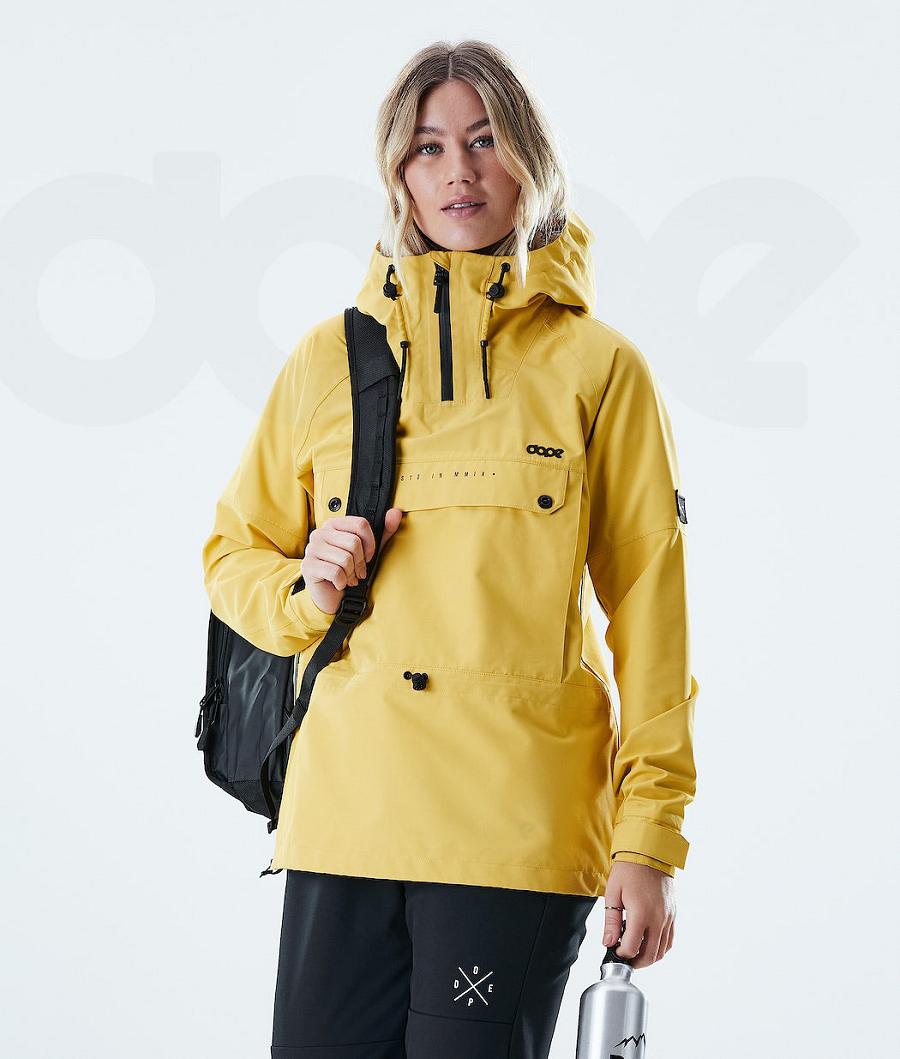 Chaquetas Al Aire Libre Dope Hiker W Mujer Amarillo | ESSO3738