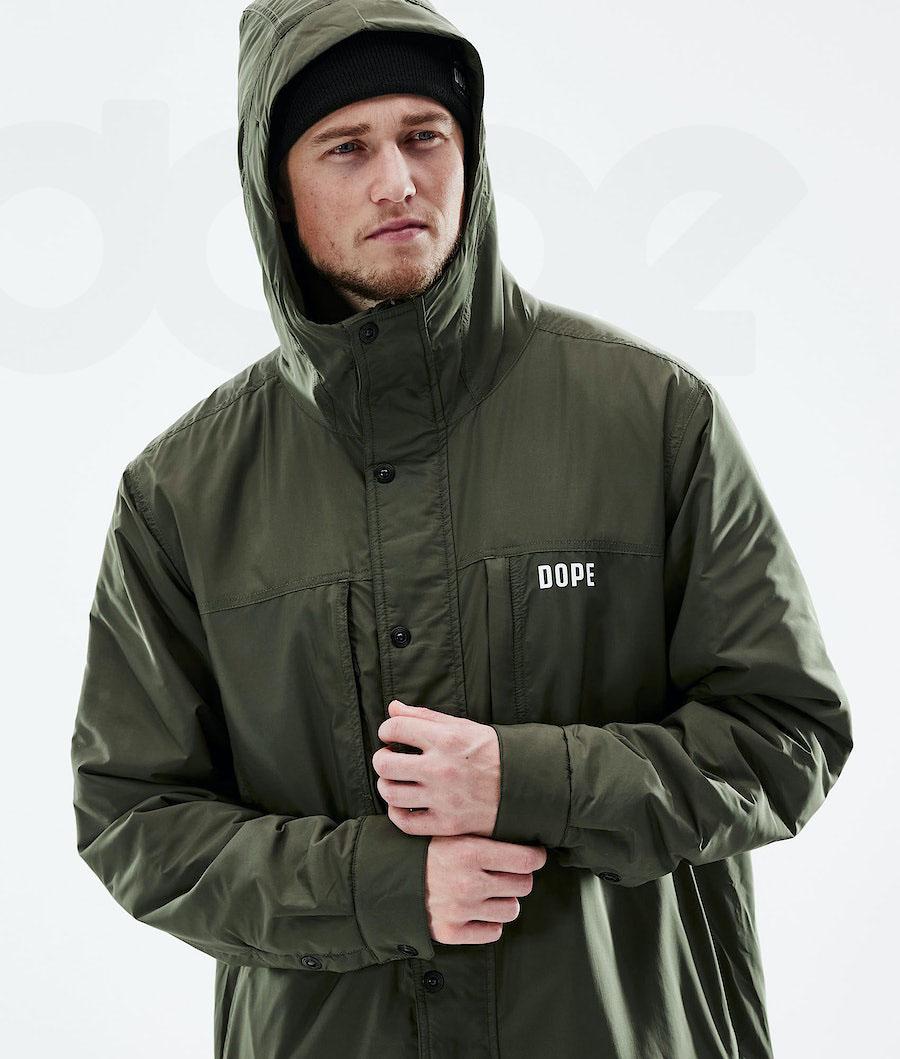 Chaquetas Al Aire Libre Dope Insulated Hombre Verde Oliva Verde | ESUT2703