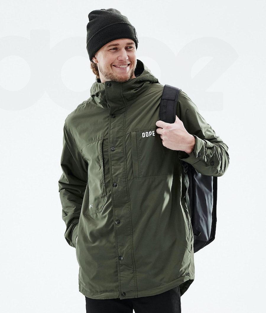 Chaquetas Al Aire Libre Dope Insulated Hombre Verde Oliva Verde | ESUT2703