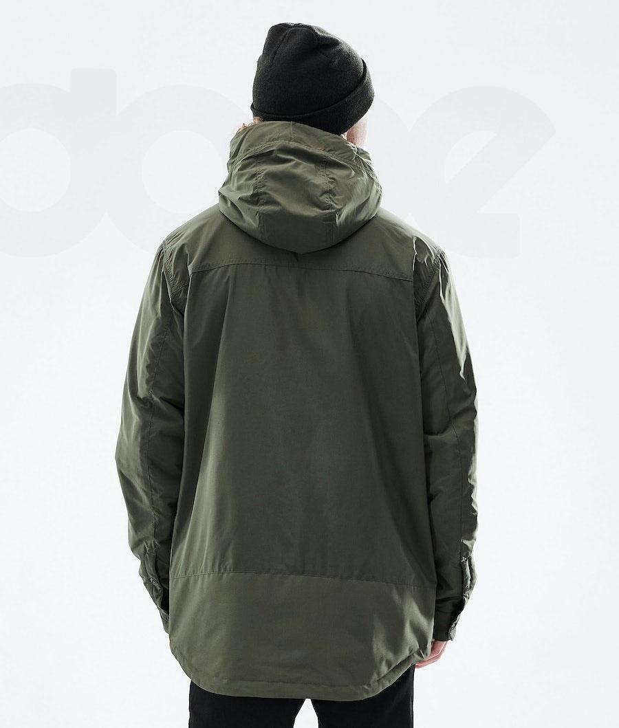 Chaquetas Al Aire Libre Dope Insulated Hombre Verde Oliva Verde | ESUT2703