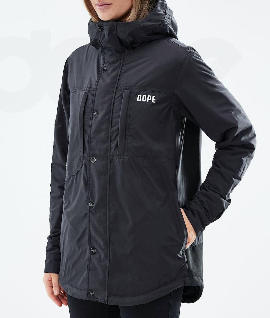 Chaquetas Al Aire Libre Dope Insulated W Mujer Negras | ESGL3742