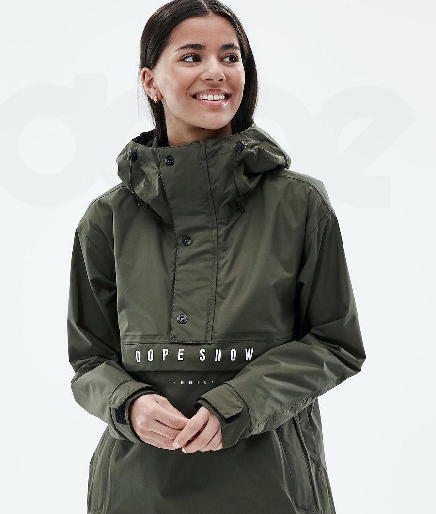 Chaquetas Al Aire Libre Dope Legacy Light W Mujer Verde Oliva Verde | ESSO3745