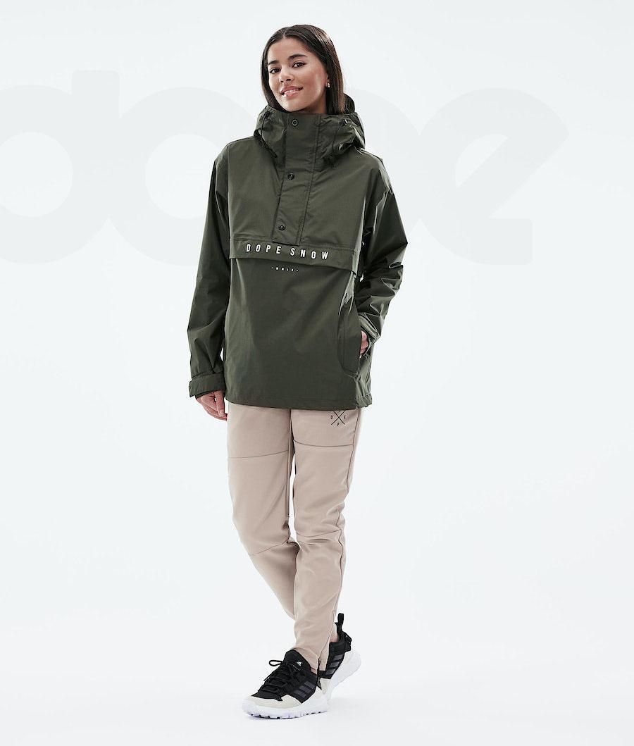 Chaquetas Al Aire Libre Dope Legacy Light W Mujer Verde Oliva Verde | ESSO3745