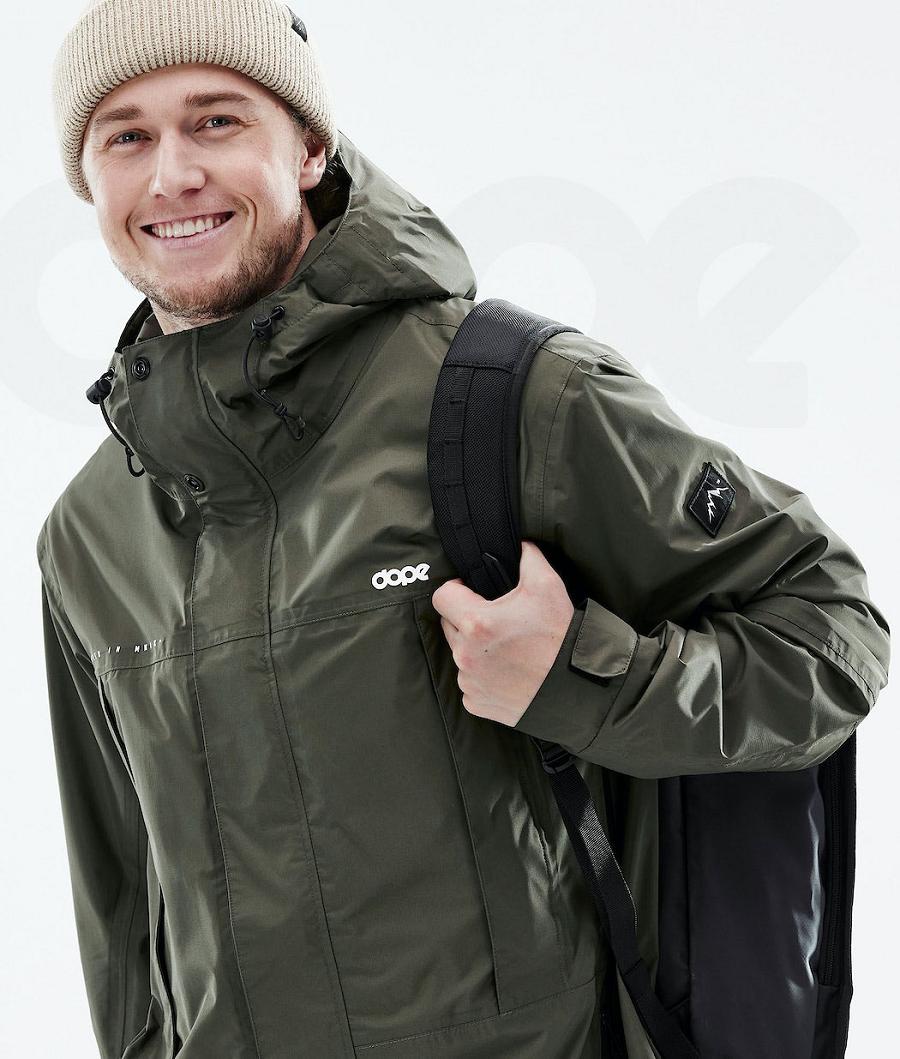 Chaquetas Al Aire Libre Dope Ranger Light Hombre Verde Oliva Verde | ESQZ2709