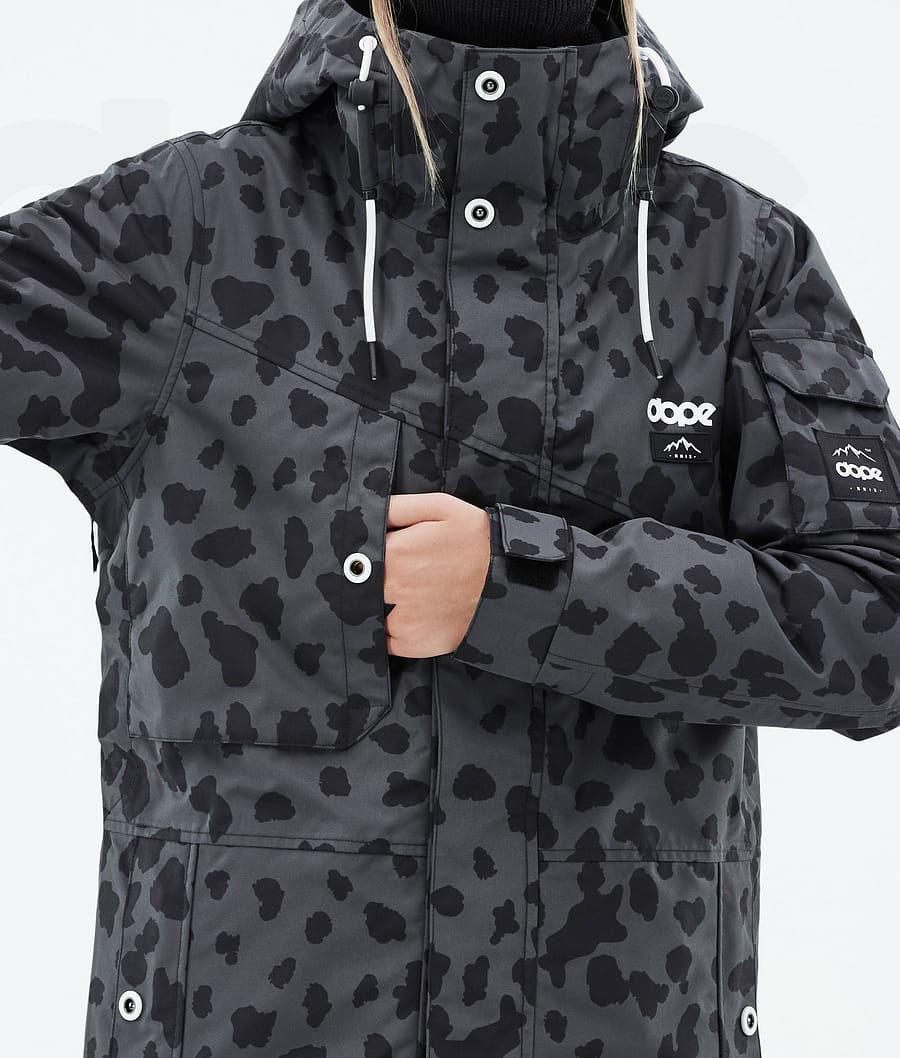 Chaquetas De Esquí Dope Adept W Dots Mujer Negras | ESTV3571