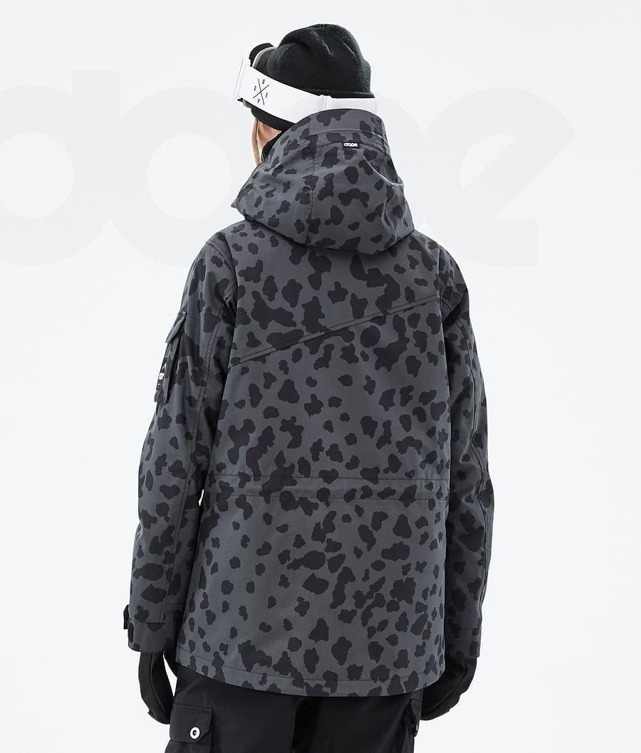 Chaquetas De Esquí Dope Adept W Dots Mujer Negras | ESTV3571