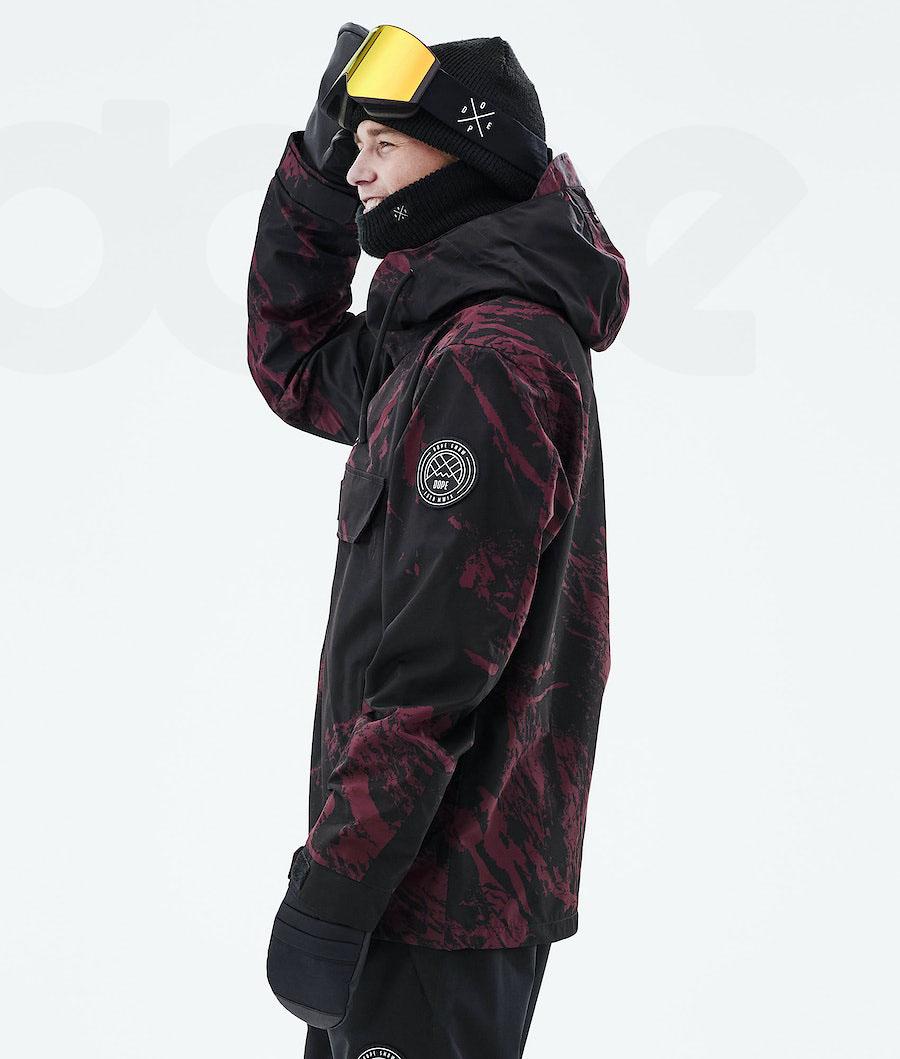 Chaquetas De Esquí Dope Blizzard 2021 Paint Hombre Burdeos | ESDN2910