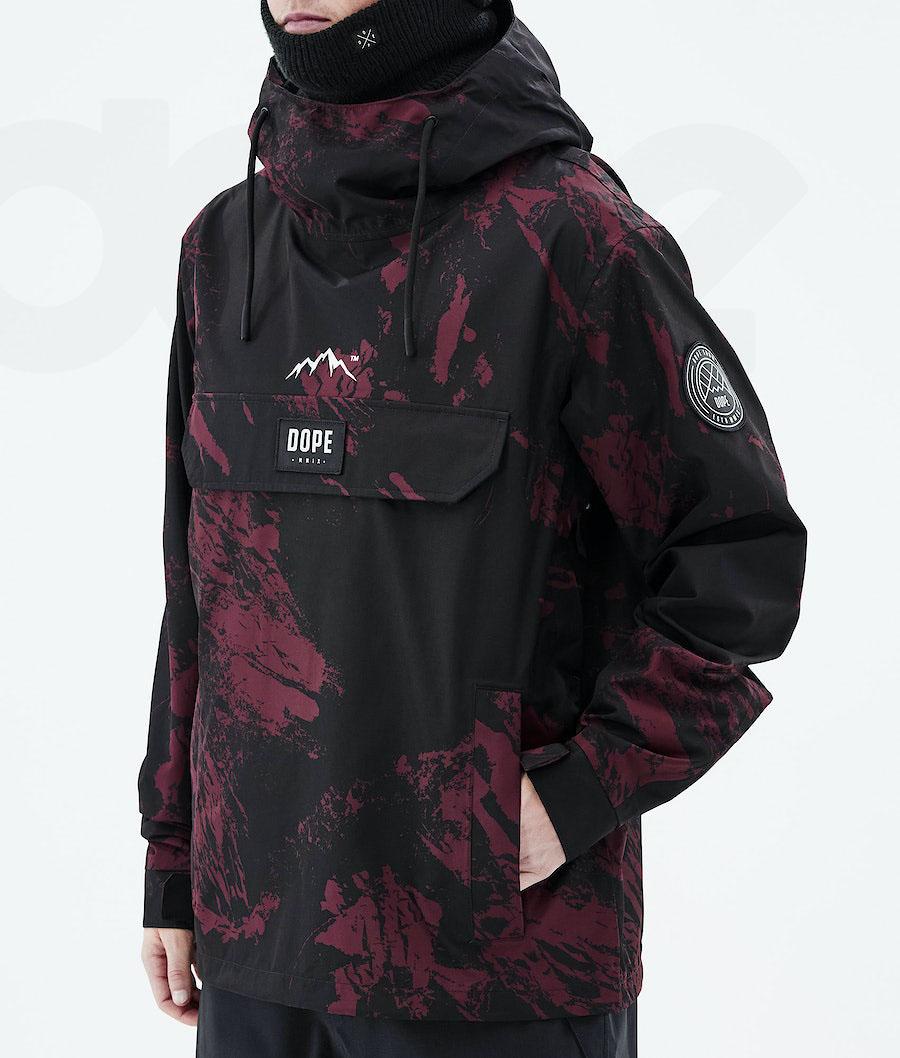 Chaquetas De Esquí Dope Blizzard 2021 Paint Hombre Burdeos | ESDN2910