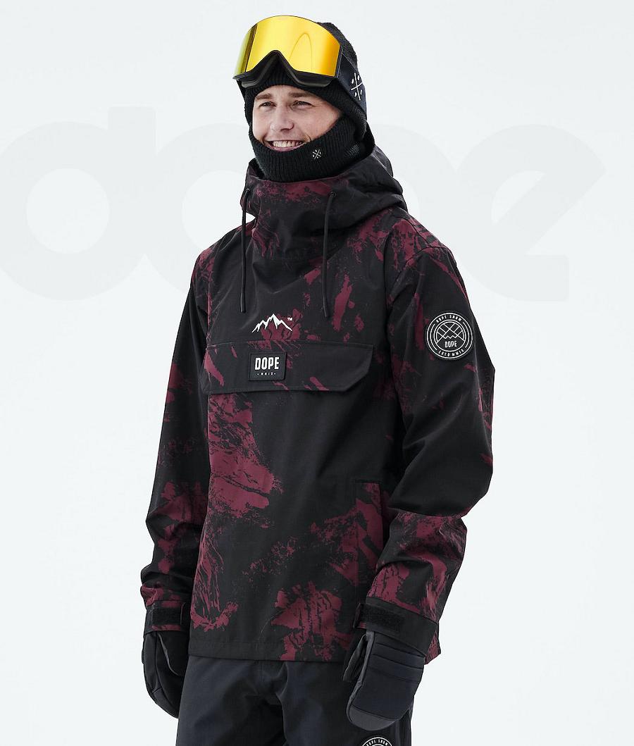 Chaquetas De Esquí Dope Blizzard 2021 Paint Hombre Burdeos | ESDN2910