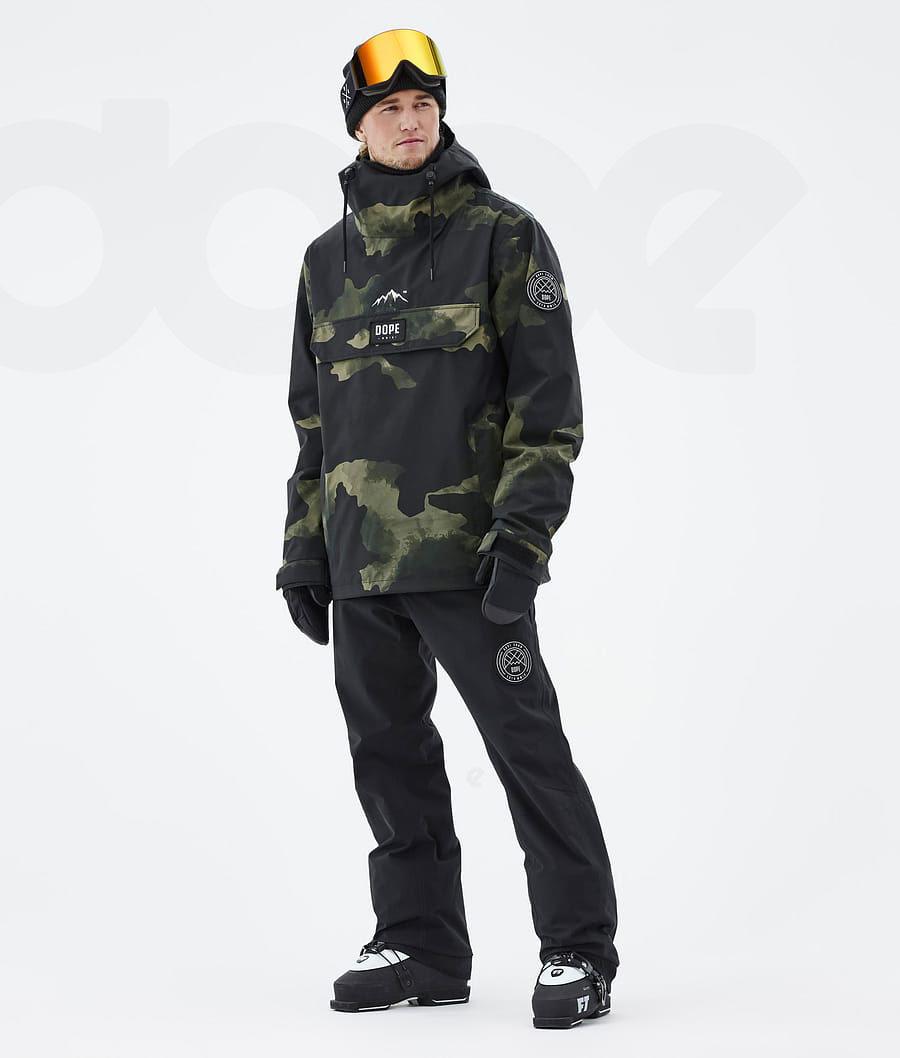 Chaquetas De Esquí Dope Blizzard Hombre Verde Camuflaje | ESJJ2905