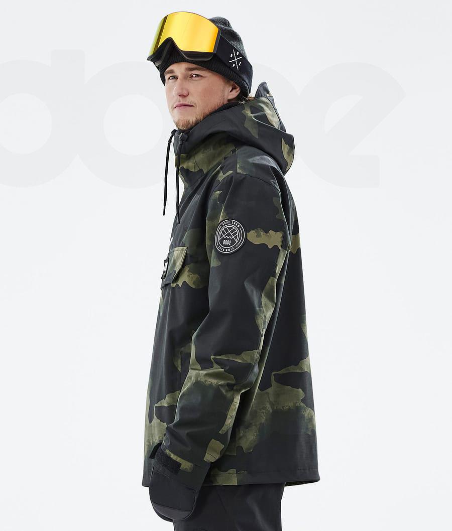 Chaquetas De Esquí Dope Blizzard Hombre Verde Camuflaje | ESJJ2905