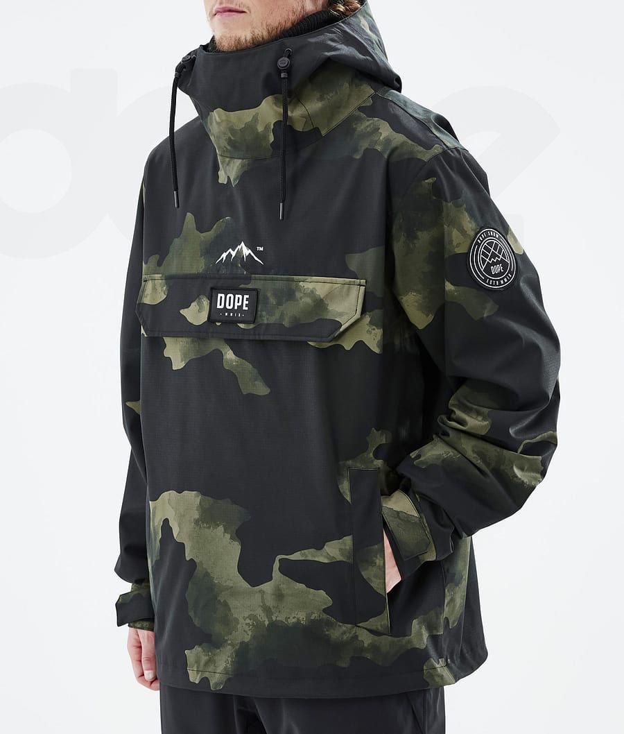 Chaquetas De Esquí Dope Blizzard Hombre Verde Camuflaje | ESJJ2905