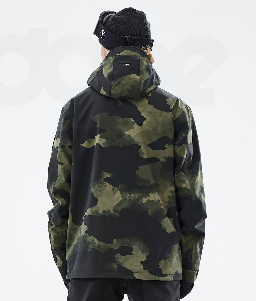 Chaquetas De Esquí Dope Blizzard Hombre Verde Camuflaje | ESJJ2905