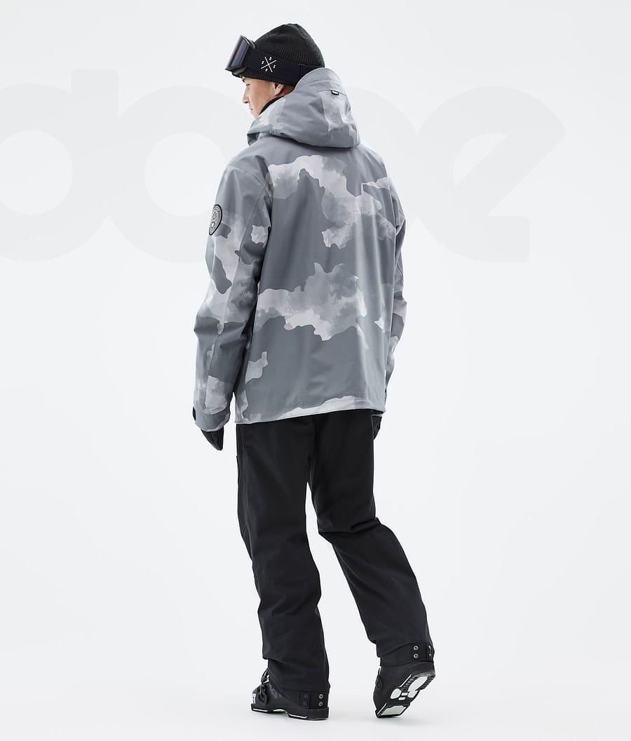 Chaquetas De Esquí Dope Blizzard Hombre Gris Camuflaje | ESKI2904