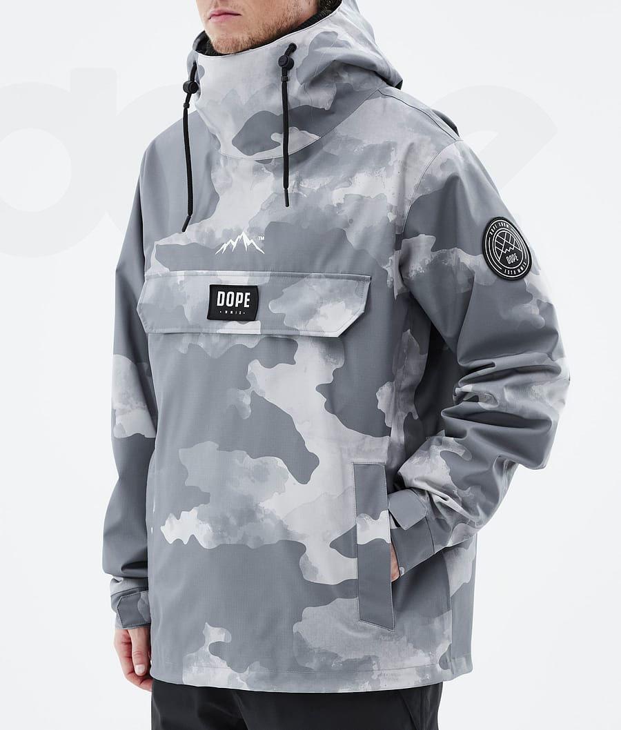 Chaquetas De Esquí Dope Blizzard Hombre Gris Camuflaje | ESKI2904