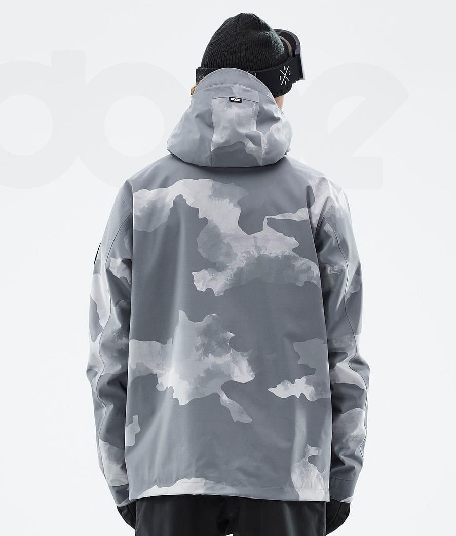 Chaquetas De Esquí Dope Blizzard Hombre Gris Camuflaje | ESKI2904