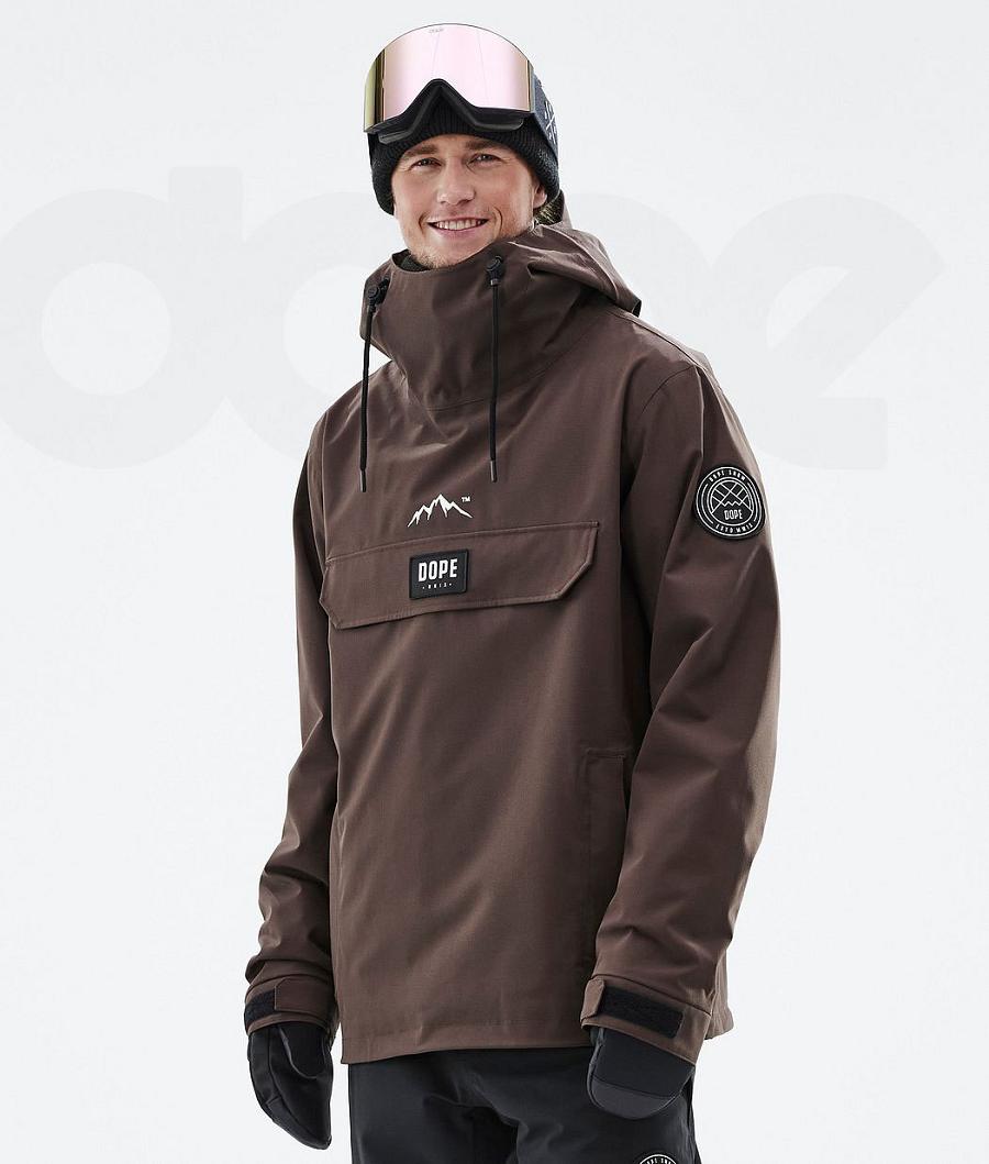 Chaquetas De Esquí Dope Blizzard Hombre Cafe | ESVD2899