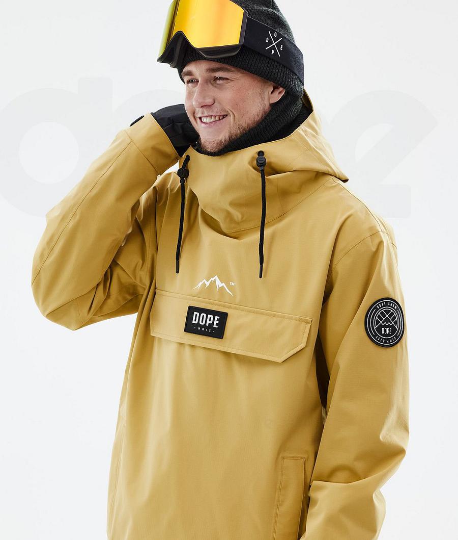 Chaquetas De Esquí Dope Blizzard Hombre Amarillo | ESXF2901