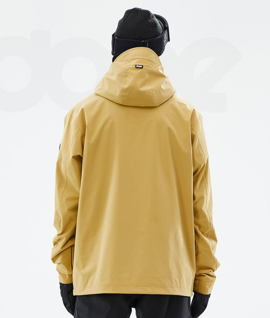 Chaquetas De Esquí Dope Blizzard Hombre Amarillo | ESXF2901