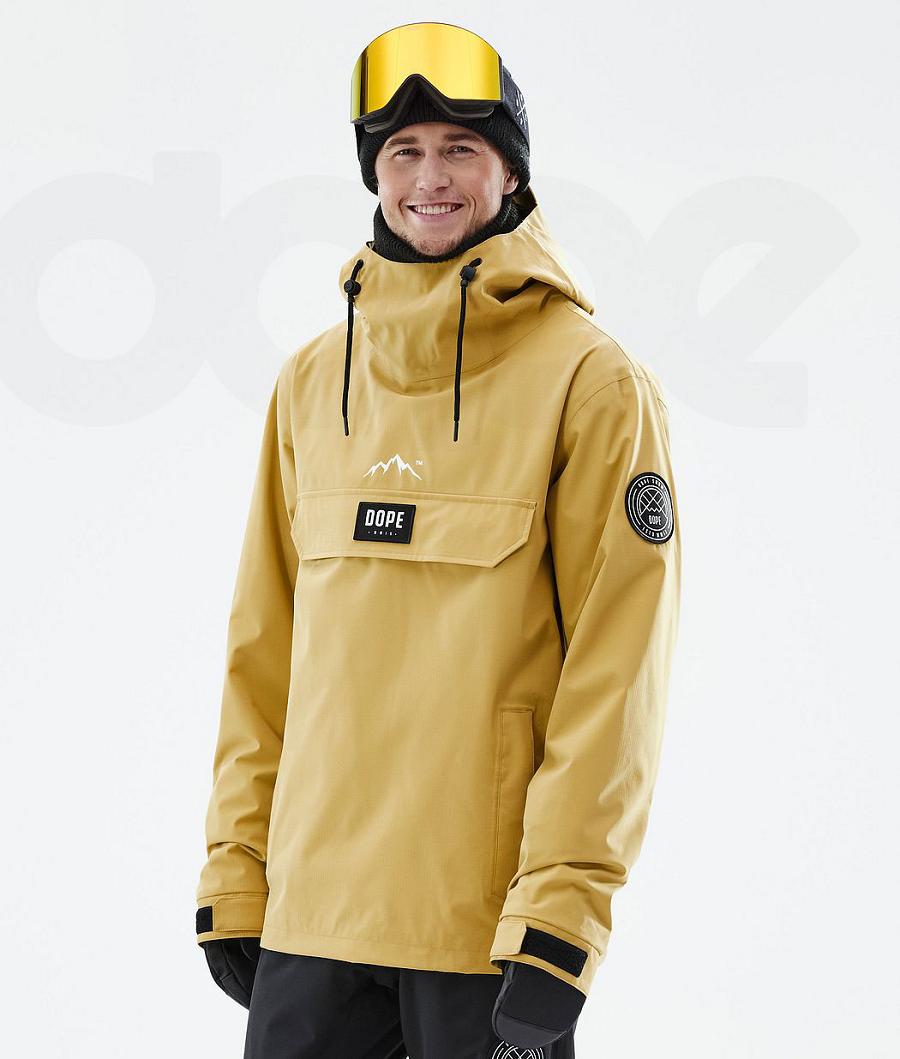 Chaquetas De Esquí Dope Blizzard Hombre Amarillo | ESXF2901