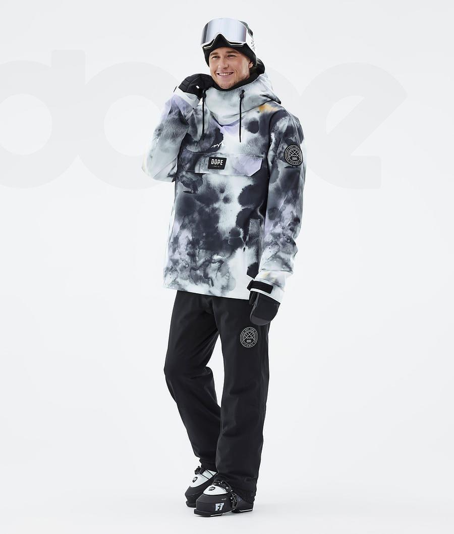 Chaquetas De Esquí Dope Blizzard Tiedye Hombre Negras Moradas | ESRW2919