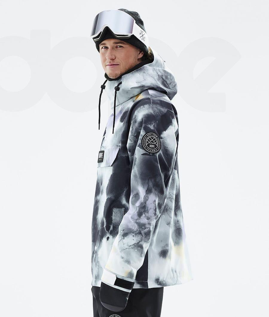 Chaquetas De Esquí Dope Blizzard Tiedye Hombre Negras Moradas | ESRW2919