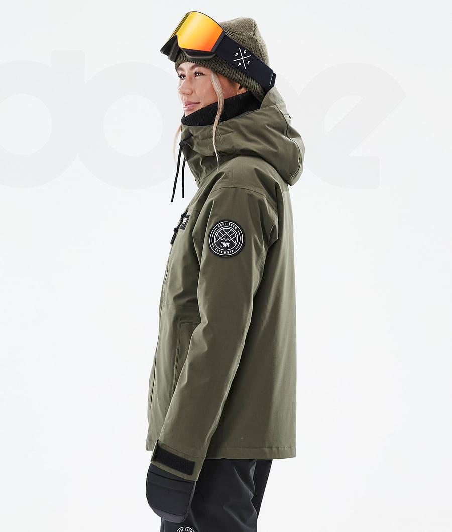 Chaquetas De Esquí Dope Blizzard W Full Zip Mujer Verde Oliva Verde | ESAP3635