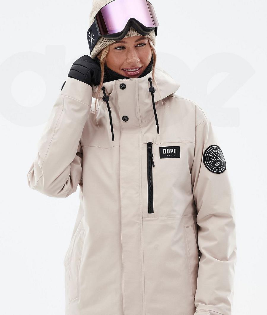 Chaquetas De Esquí Dope Blizzard W Full Zip Mujer Marrones | ESDN3633