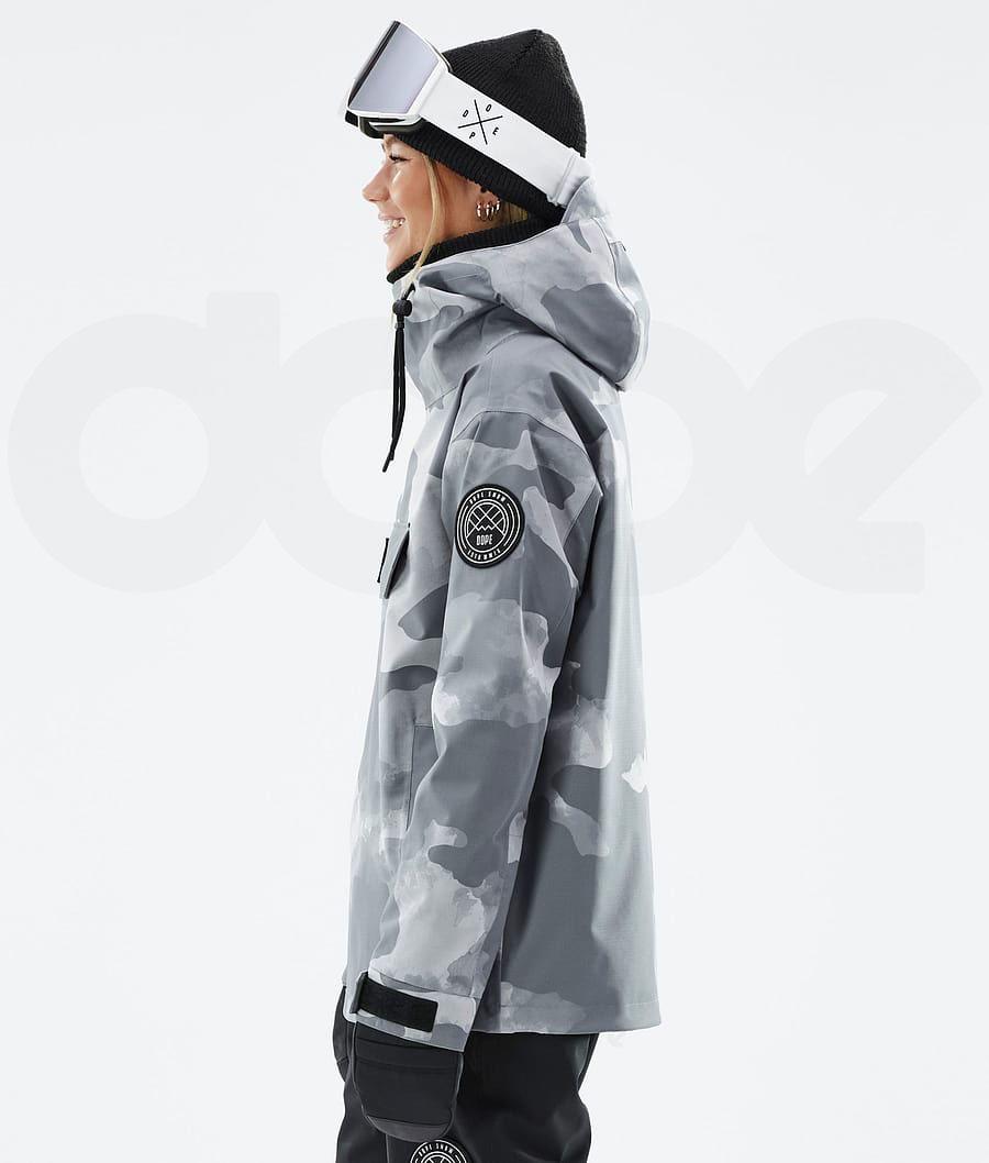 Chaquetas De Esquí Dope Blizzard W Mujer Gris Camuflaje | ESPQ3618